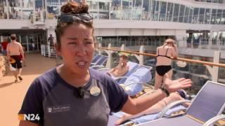 HARMONY OF THE SEAS - DAS GRÖSSTE KREUZFAHRTSCHIFF DER WELT. N24 Reportage