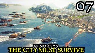 MASSIVE PIRATE ATTACK - Anno 1800 HARDCORE Challenge - One City versus EVERYONE - Strategy Part 07