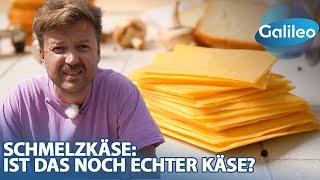 Wie viel echter Käse steckt in Schmelzkäse? "Galileo"-Reporter Martin Dunkelmann klärt auf!