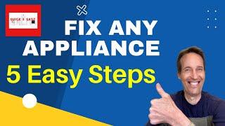  5 Easy Steps - To FIX Any APPLIANCE 