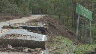 Linville Falls dealing with widespread damage