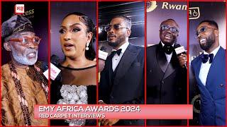 EMY AFRICA AWARDS 2024  | RED CARPET INTERVIEWS ️ | NKONKONSA STUDIOS EVENTS