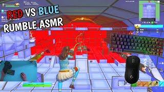 DIERYA DK63 ASMR  Brown Switches Chill Keyboard Fortnite Red VS Blue Rumble Gameplay 