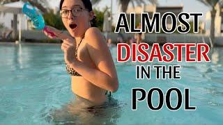 ORGANISE OUR HOME IN DUBAI WITH ME! & ALMOST DISASTER IN THE POOL!