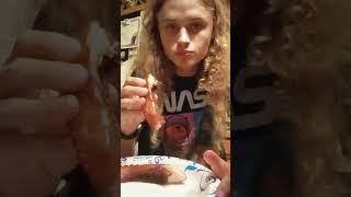 eating an entire octopus leg octopus  