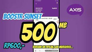 rekomended banget paket harian murah axis boostr sunset