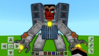 Skibidi Toilet TITAN GMAN 5.0 ADDON UPDATE in MINECRAFT PE