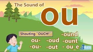 Double Vowels "ou" | Word Lists | Rhyming Words | Reader: Shouting OUCH! | Go Phonics 2B Unit 15