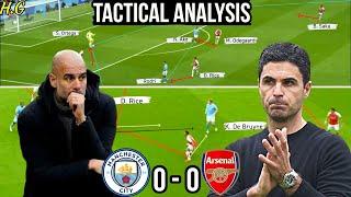 Arteta’s Unpredictability, Pep’s Tactical Tweaks: Manchester City 0-0 Arsenal Tactical Analysis