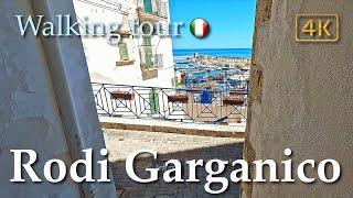 Rodi Garganico (Puglia), Italy【Walking Tour】History in Subtitles - 4K