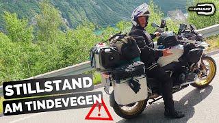 Norwegens härteste Kurven fordern ihren Tribut - Zwangspause unserer Motorradreise (S6/E4)