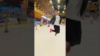 Ice skating moves  #sameerskater #freestyle #iceskating #icefigureskating