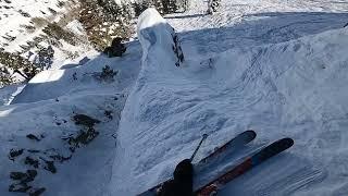 Fingers (Box Chute alternate and Left Side Variation), Squaw Valley/Palisades Tahoe, 3/2/2023