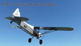 MSFS: Understanding the Rudder