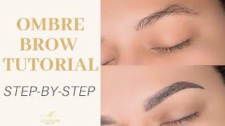 OMBRE BROW TUTORIAL - LIVE MODEL