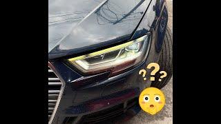 How to repair Audi A3 full led headlight daytime running light DRL module 2017+