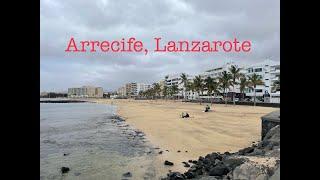 Lovely walk in Arrecife, Lanzarote capital, from Avenida Olof Palme to Playa del Reducto