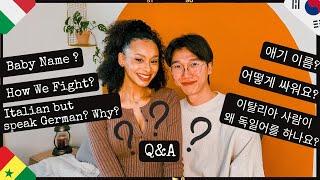 Q&A Time! Baby Name | How We Fight | Italian but speaks German WHY? (ambw, 국제커플)