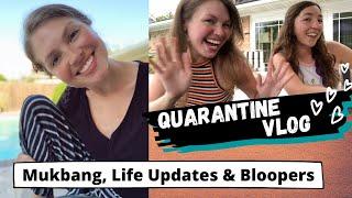 Mukbang, BTS Filming & Life Updates - #AtHome Vlog