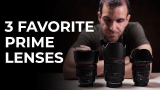 My Three Favorite Prime Lenses & How To Use Them For Portraiture