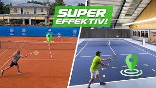 Der effektivste Return ever? TENNIS RETURN TRAINING  auf die Füße 