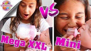 MEGA XXL & MINI REBORN BABYFLASCHEN - Smooshy Mushy Baby | Mileys Welt