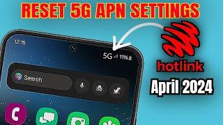 New 5g APN Settings for hotlink Malasia | hotlink internet settings 2024