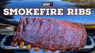 How To Smoke Ribs On A Pellet Grill | Weber SmokeFire EX6 Pellet Grill