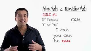 action vs non action verbs with Juan Carlos