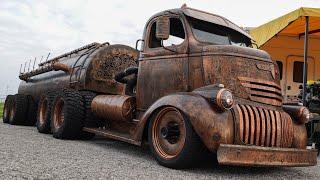 INSANE CUSTOM 1946 Chevy COE "BEER TANKER" by Hauk Designs..  Ultimate Callout Challenge 2021