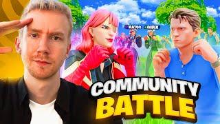 Das erste COMMUNITY BATTLE gegen ALVI in Fortnite! 