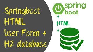 springboot | springboot with html form and h2 database | Springboot HTML and H2 database | okay java