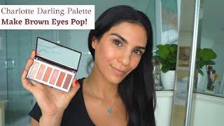 Easy Peachy Golden Sunset Inspired Eyeshadow Look for Brown Eyes | Charlotte Tilbury