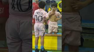 Gym “ Little Messi or Little ronaldo “ 2 ️️ #arat #football