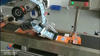 fully automatic sticker flat labeling machine