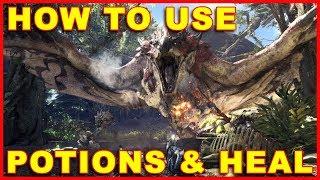 Monster Hunter World: How to Heal & Use Potions