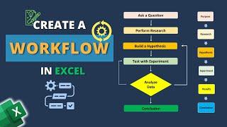 Create a Workflow Diagram in Excel