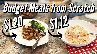 SCRATCH COOKING = BUDGET MEALS // EASY HOME COOKED RECIPES