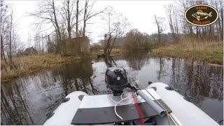 Okoniowe szaleństwo na małej rzece. Wreszcie trafiłem na dobry dzień. Spinning z pontonu. Część 2/2