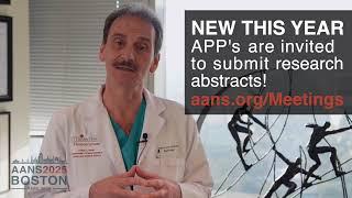 2025 AANS Annual Meeting - Advanced Practitioners (APPs) Abstract Submission