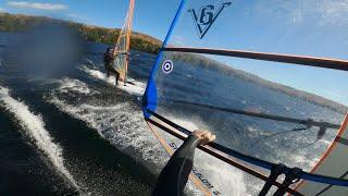 Windsurfing Lake Tarleton - Bic 283, Mistral Explosion