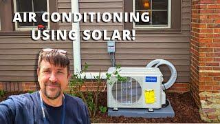 Air Conditioning with Solar using MrCool