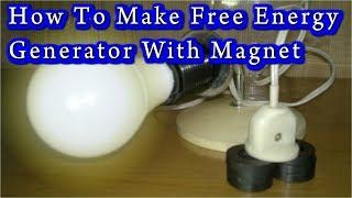 How To Make New Free Energy Generator With Magnet very easy