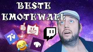 Emotewall für BTTV, 7TV, FrankerFacez und Twitchemotes mit Effekten