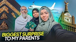 Biggest Surprise for My Parents ️ | Umrah trip with my Parents | Karachi to Jeddah in SV 709️