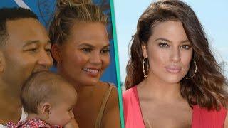 Ashley Graham and Chrissy Teigen Shimmer in Sand at 'Sports Illustrated' Summer of Swim Event