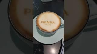New Prada caffè in Harrods London #prada #pradacaffe #harrods #london #londonlife #harrodslondon