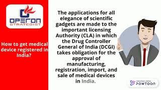 How To Get Medical Device Registered in India?