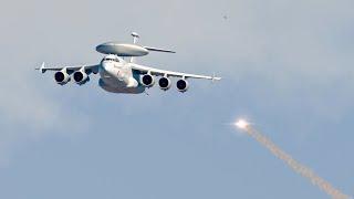 Ukrainian heat-seeking missile intercepted Russian A-50 operational command center aircraft!
