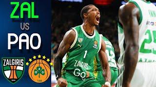 Zalgiris Kaunas - Panathinaikos AKTOR | Full Game Highlights